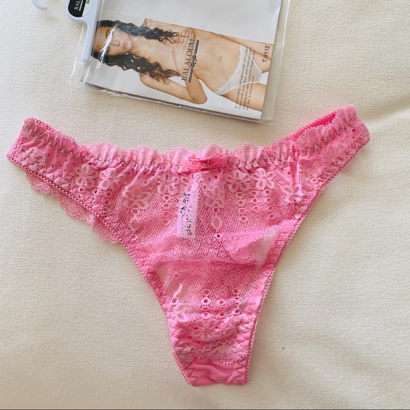 ACOUSMA French Lux Lingerie Paris Brazilian Floral Nylon Thongs 🇫🇷 - Picture 10 of 16